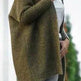 Oversized Head cover Knitted Long Kimono Cashmere Cardigan for Women - EX-STOCK Canada