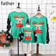 Family Christmas Deer Santa claus sweatshirt - EX-STOCK Canada