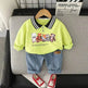 Cartoon Printed Children's Hoodie Shirt And Pants Set Two piece for boys - EX-STOCK Canada