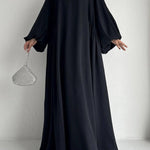 Middle East Muslim Women's Wear Plain Clothing Robe - EX-STOCK Canada