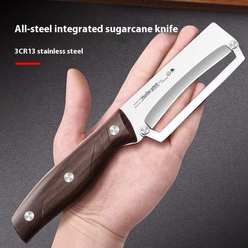 Old Leather Hard Leather Stainless Steel Household Beam Knife 