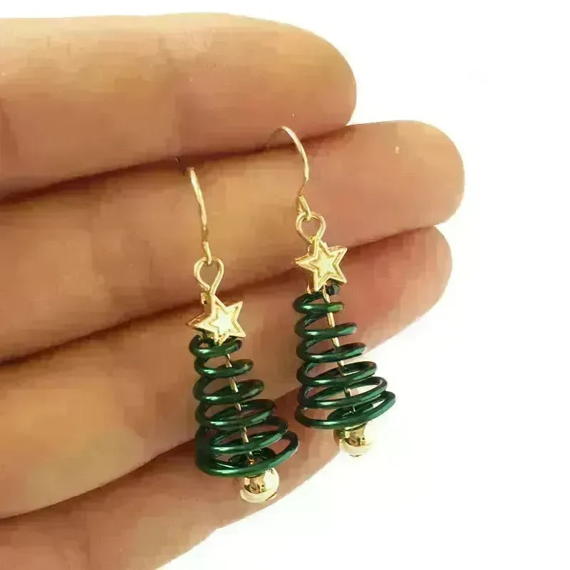 Christmas Earrings Tree Star DIY Earrings - EX-STOCK CANADA