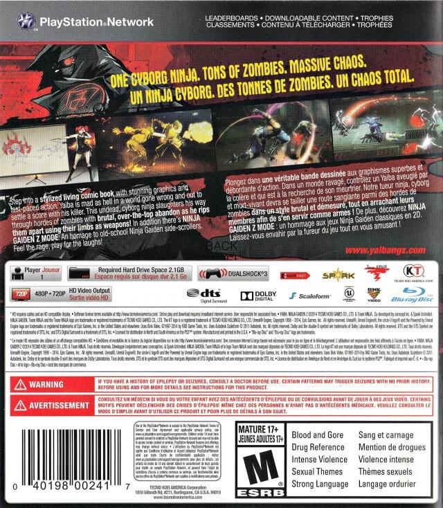 Yaiba: Ninja Gaiden Z 