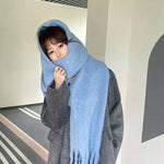Solid Color Macaron Color Gentle Thick Warm Scarf - EX-STOCK Canada