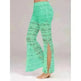 Summer Women Elegant Patchwork Sheer Pants Sexy Lace Trouser Pantalon Party Clubwear - EX-STOCK CANADA