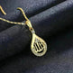Creative Middle East Drop-shaped Copper Necklace for Wpmen - EX-STOCK CANADA