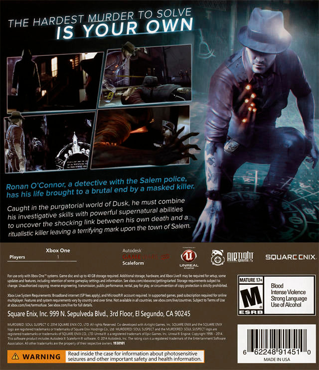 Murdered: Soul Suspect 