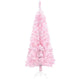 4 Ft Flocked Pencil Christmas Tree, Artificial Christmas Tree With Realistic Branches, Auto Open And Steel Base, Pink EX-STOCK Canada 