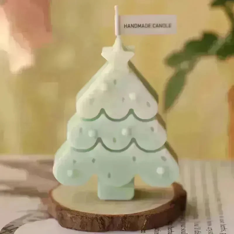 Christmas Tree Silicone Molds For DIY Christmas Creative Atmosphere Decoration Handmade Fragrant Candles - EX-STOCK CANADA