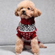 Christmas Maple Snowflake Turtleneck Knitted Sweater Pet Clothes - EX-STOCK Canada