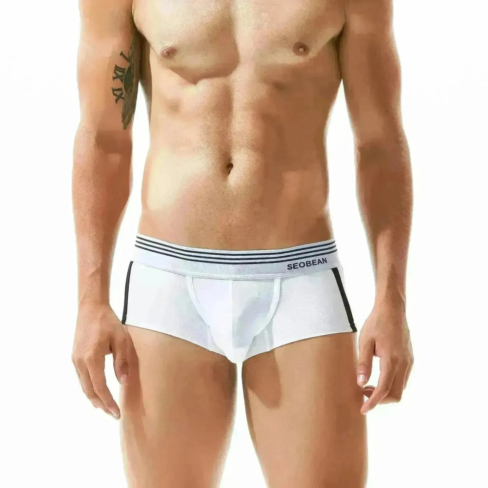 Men's Underwear Low Waist Cotton Seamless Boxer Briefs - EX-STOCK CANADA
