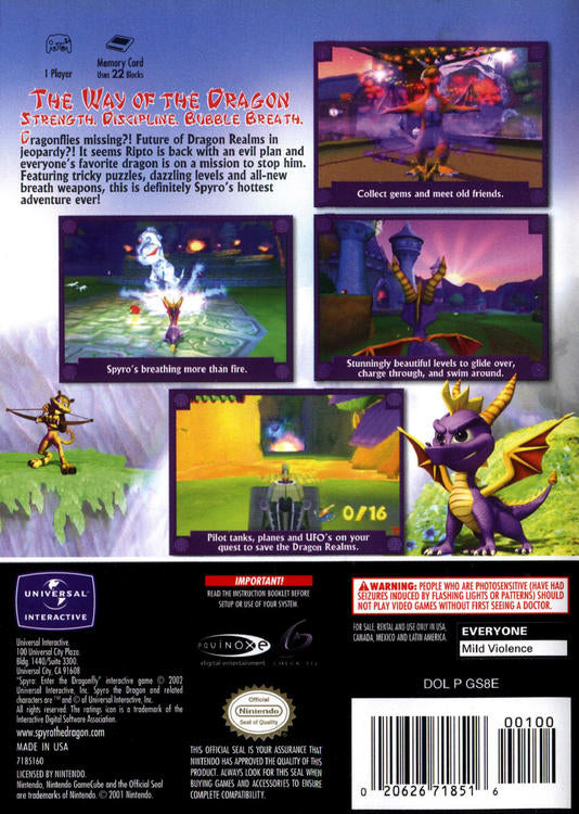 Spyro:  Enter The dragonfly 