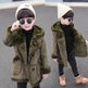 Fashion Boys' Suede Padded Trench Coat - EX-STOCK CANADA