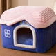 Foldable Dog House Pet Cat Bed Winter Dog Villa Sleep Kennel Removable Nest Warm Enclosed Cave Sofa Pets Supplies - EX-STOCK Canada
