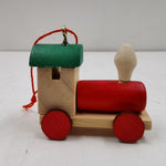 Wooden Christmas Train Decorations – Red, Green, White, Pink & Blue 34