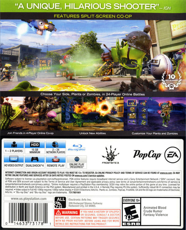 PLANTS VS ZOMBIES  -  GARDEN WARFARE 