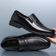 Men's Cowhide Leather Business Casual Shoes – Soft Sole Comfort | Canada & USA