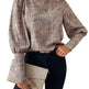 Fashionable Elegant Retro blouse top For Women - EX-STOCK CANADA