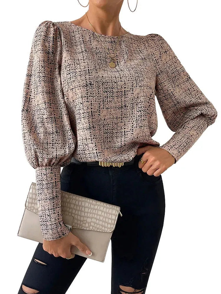 Fashionable Elegant Retro blouse top For Women - EX-STOCK CANADA