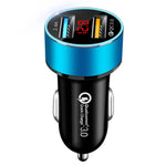 Automobile Smart Digital LED display car charger - EX-STOCK Canada
