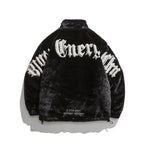 Winter Letters Embroidery Cotton-padded Coat Men | EX-STOCK product gallery photo 3