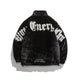 Winter Letters Embroidery Cotton-padded Coat Men | EX-STOCK product gallery photo 3