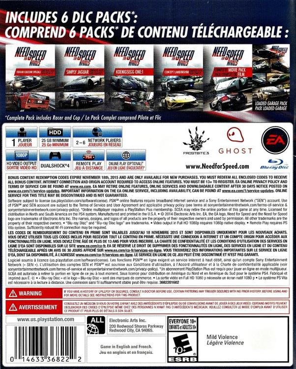 NEED FOR SPEED  -  RIVALS  -  Complete edition 