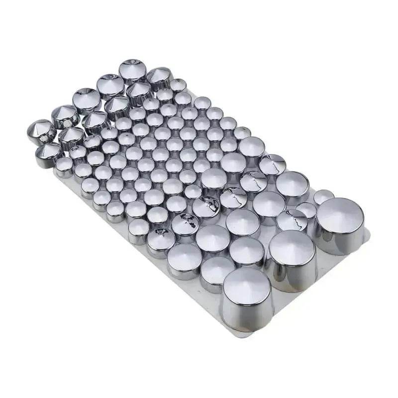 87pcs Motorcycle Chrome ABS Bolt Toppers Kit Softail Twin Cam 1984-2006 - EX-STOCK Canada