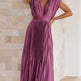 Summer V-neck Pleated Dress INS Fashion Casual Loose Zip Sleeveless Dresses For Women Clothing 