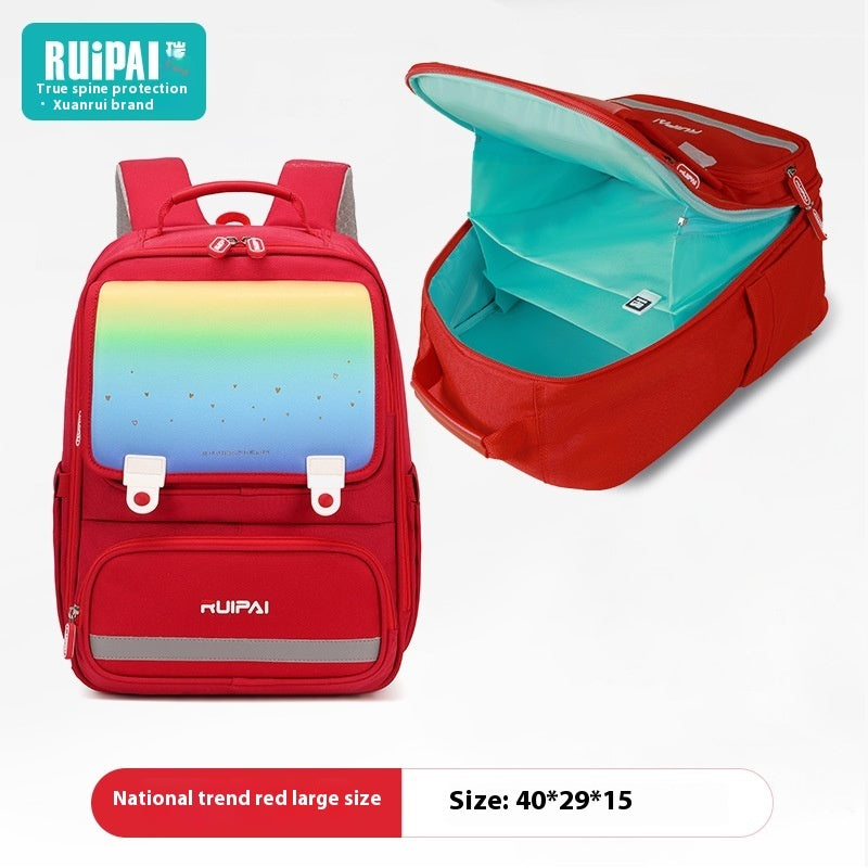 Primary School Student Schoolbag Burden Reduction Spine Protection EX-STOCK