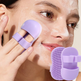 2PC Face Scrubber Mini Facial Brush Silicone Wash Exfoliator Finger Glove Pads Handheld Cleansing Brushes Tool Skin Care Deep Clean Baby Shampoo Baby Bath Brush 