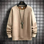 Suede Sweatshirt Men's Spring And Autumn New American Style Pullover - EX-STOCK CANADA