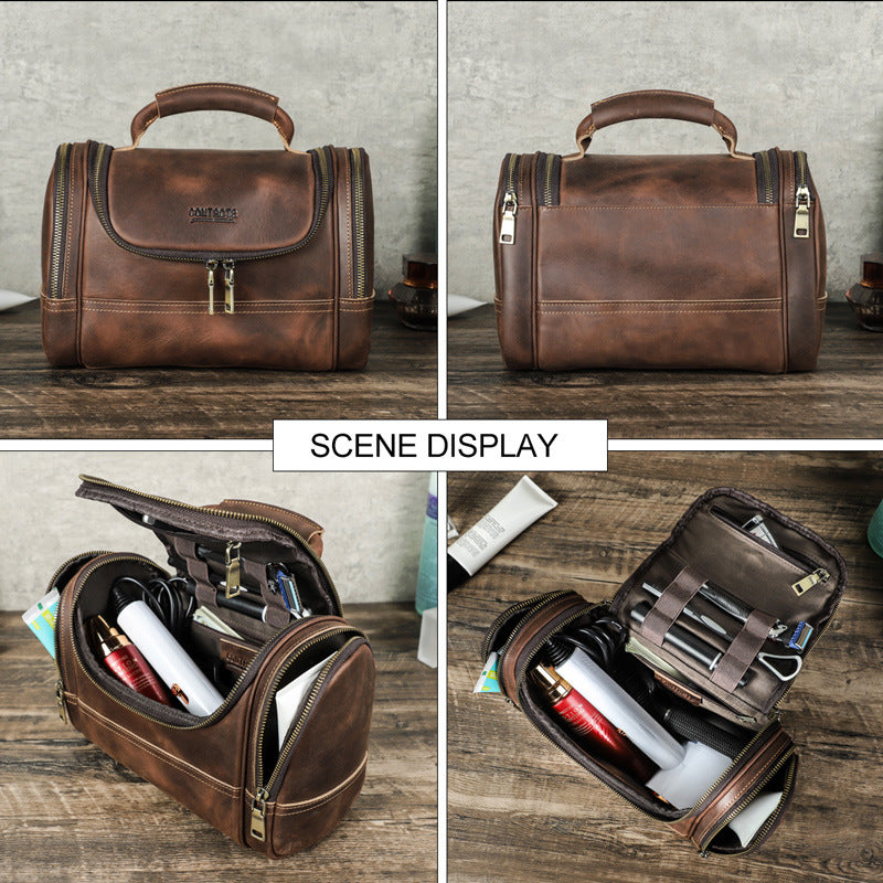 Vintage Cowhide Multi-Training Bag Portable Pouch | EX-STOCK Canada 