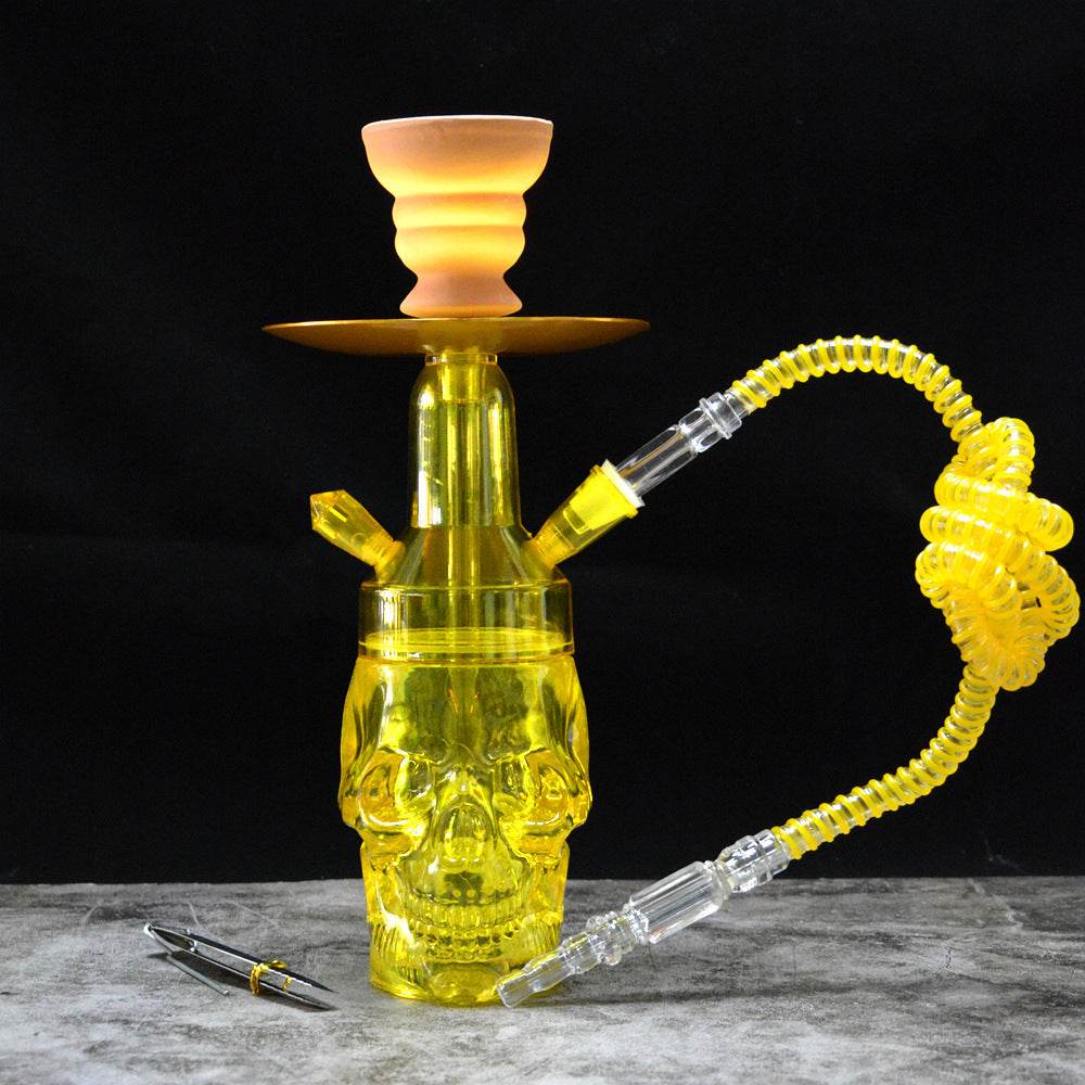 Arabian Acrylic Hookah With Illuminated Skull - EX-STOCK Canada