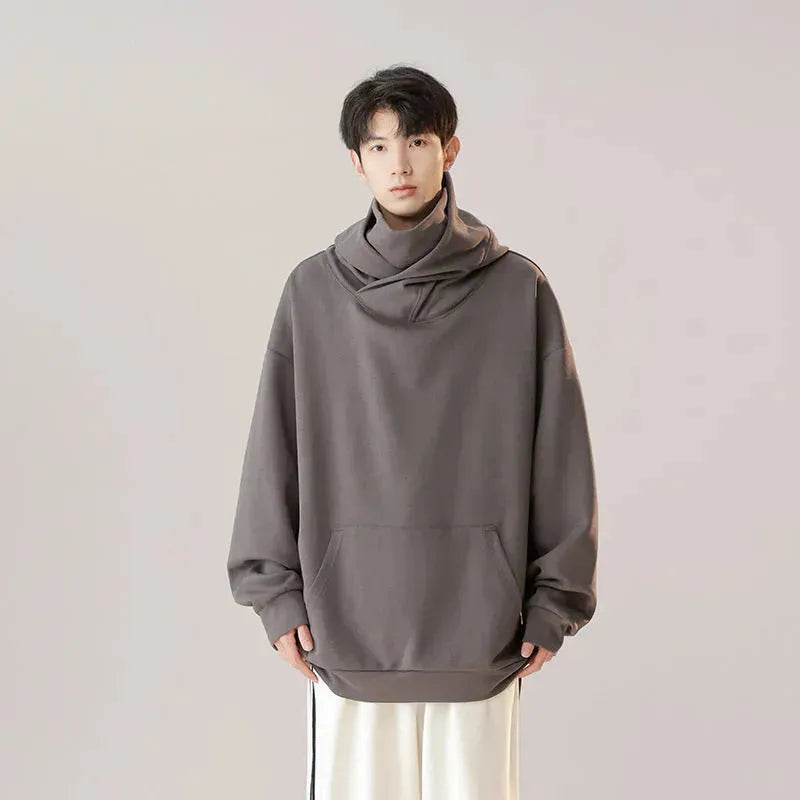 Autumn Winter Oversized Turtleneck Hoodie Pullover for mens - EX-STOCK Canada