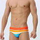 Multi-color Stripe Fashion Trendy Print Holiday Briefs men underwear - EX-STOCK CANADA