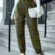 New Cargo Pants Fashion Casual Multi-pocket Elastic Waist Pencil Pants For Women - EX-STOCK CANADA
