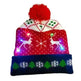 LED Christmas Hat Sweater Knitted Beanie Christmas Light Up Knitted Hat Christmas Gift  Kids Xmas New Year Decorations - EX-STOCK CANADA