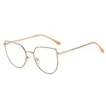 Women's Plate Anti-Blue Light Glasses Fashion Metal Large Frame - EX-STOCK CANADA