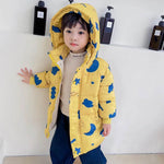 New Style Children's Down Jacket Middle Long Cute Thickened Cotton - EX-STOCK Canada