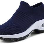 Casual Fashionable Socks Mesh Sneakers No tie sneakers women EX-STOCK