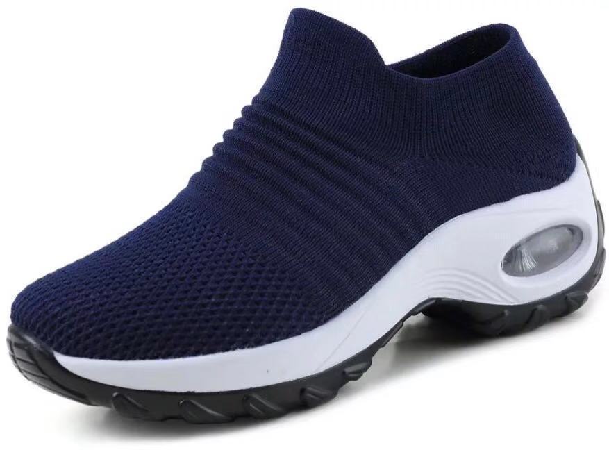 Casual Fashionable Socks Mesh Sneakers No tie sneakers women EX-STOCK
