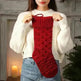 Christmas Gift Bag Decorative Socks Knitted Hanging Decoration - EX-STOCK CANADA