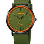 Silicone Strap Round Quartz Watch - EX-STOCK Canada