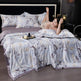 Printed Washed Tencel Summer Cooling Duvet Four-piece Set EX-STOCK Canada 