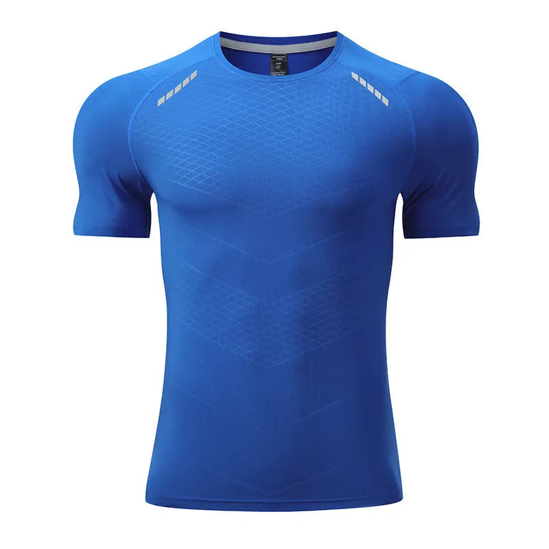 Muscle fit Gym T-shirt exercise shirts mens athletic shirt - EX-STOCK CANADA