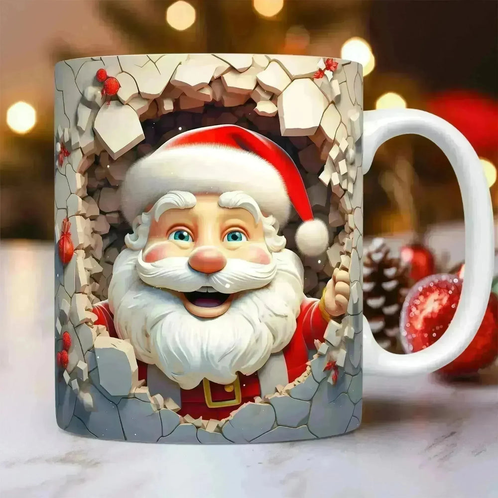 Creative 3D Christmas Ceramics Mug Christmas gift - EX-STOCK CANADA