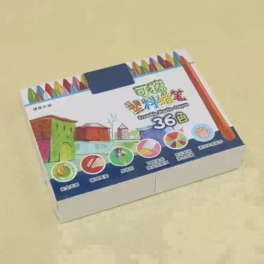 Children Coloring Painting Graffiti Erasable Plastic Crayon - EX-STOCK CANADA