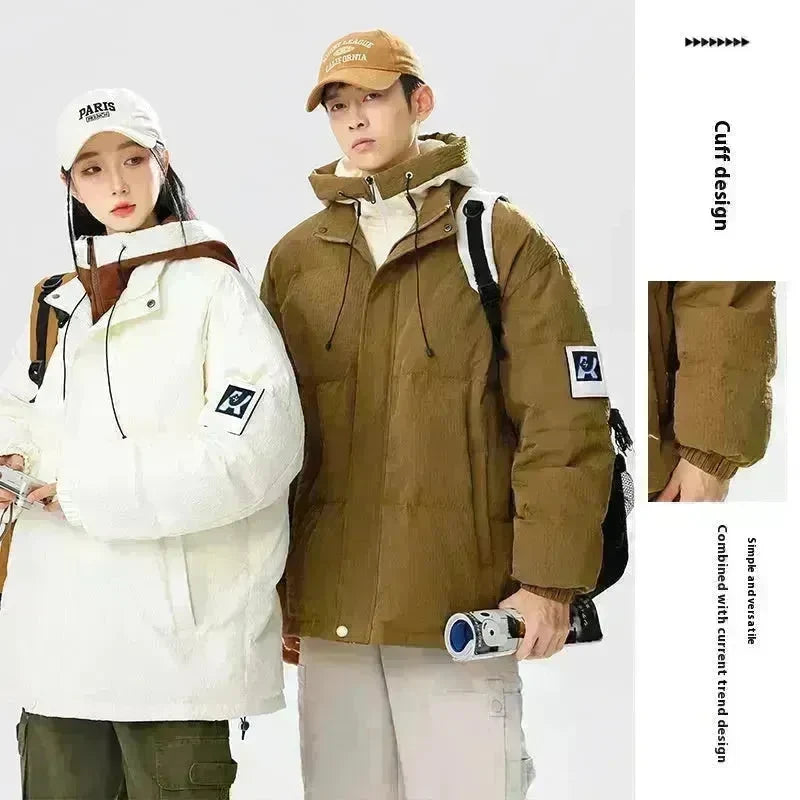 Street Hip pop style Thick Oversized Duck Down Jacket Unisex - EX-STOCK CANADA