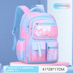 Cute Cartoon Large Capacity Spine Protection Children's Load Reducing Schoolbags EX-STOCK